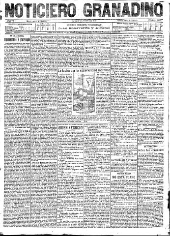 'Noticiero Granadino' - Año VII Número 2335 (29/12/1910)