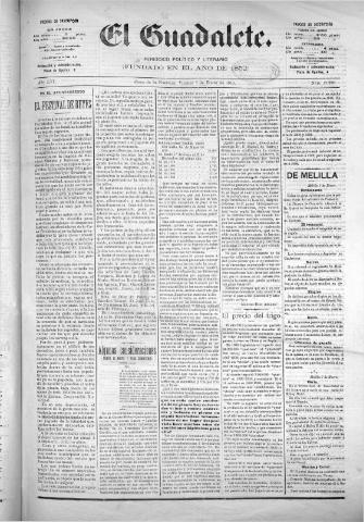 'El Guadalete : periódico literario y de interés general' - Año LVI Número 17286 (07/01/1910)