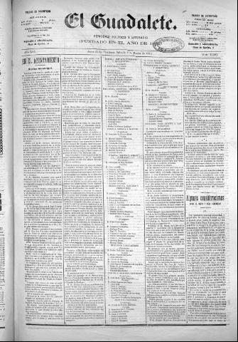 'El Guadalete : periódico literario y de interés general' - Año LVI Número 17287 (08/01/1910)