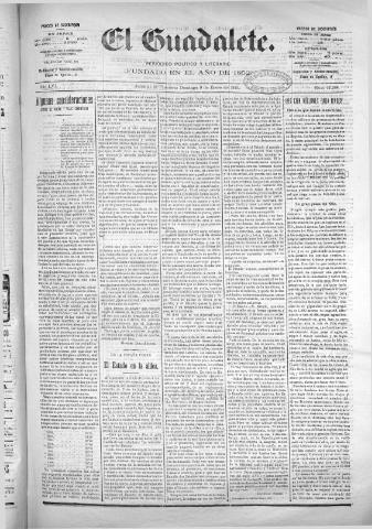 'El Guadalete : periódico literario y de interés general' - Año LVI Número 17288 (09/01/1910)
