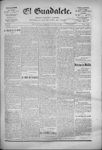 'El Guadalete : periódico literario y de interés general' - Año LVI Número 17298 (19/01/1910)