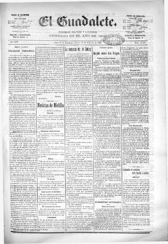 'El Guadalete : periódico literario y de interés general' - Año LVI Número 17327 (17/02/1910)