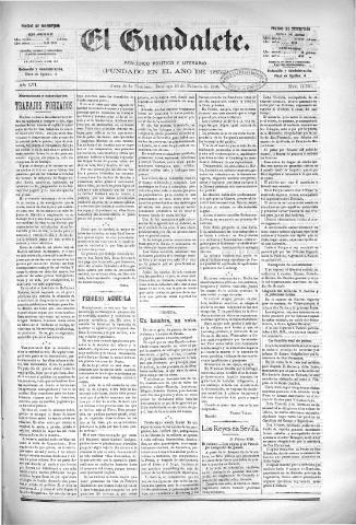 'El Guadalete : periódico literario y de interés general' - Año LVI Número 17330 (20/02/1910)