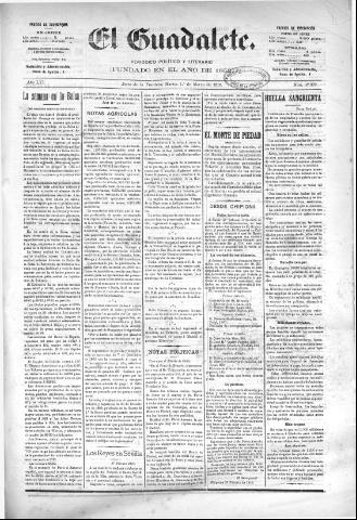 'El Guadalete : periódico literario y de interés general' - Año LVI Número 17339 (01/03/1910)