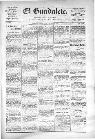 'El Guadalete : periódico literario y de interés general' - Año LVI Número 17341 (03/03/1910)