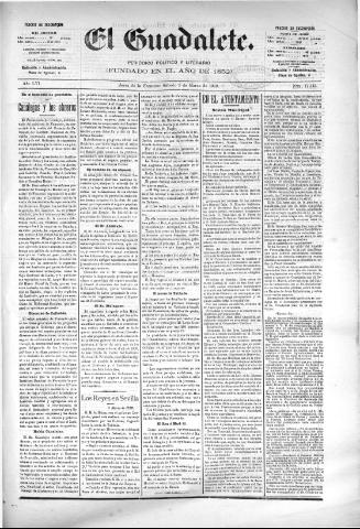 'El Guadalete : periódico literario y de interés general' - Año LVI Número 17343 (05/03/1910)