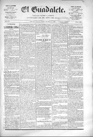 'El Guadalete : periódico literario y de interés general' - Año LVI Número 17346 (08/03/1910)