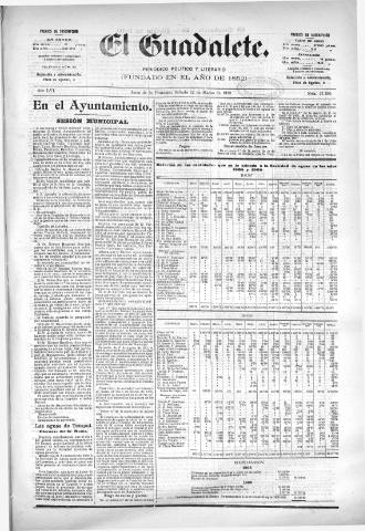 'El Guadalete : periódico literario y de interés general' - Año LVI Número 17350 (12/03/1910)