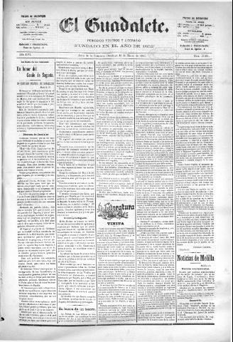 'El Guadalete : periódico literario y de interés general' - Año LVI Número 17351 (13/03/1910)