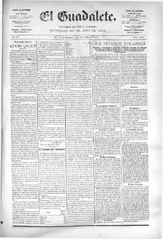 'El Guadalete : periódico literario y de interés general' - Año LVI Número 17352 (14/03/1910)