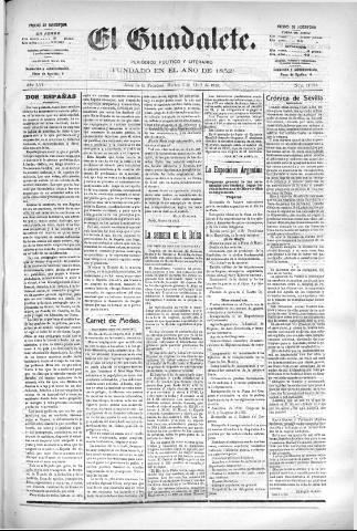 'El Guadalete : periódico literario y de interés general' - Año LVI Número 17373 (05/04/1910)