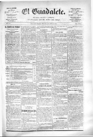 'El Guadalete : periódico literario y de interés general' - Año LVI Número 17374 (06/04/1910)