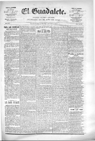 'El Guadalete : periódico literario y de interés general' - Año LVI Número 17378 (10/04/1910)