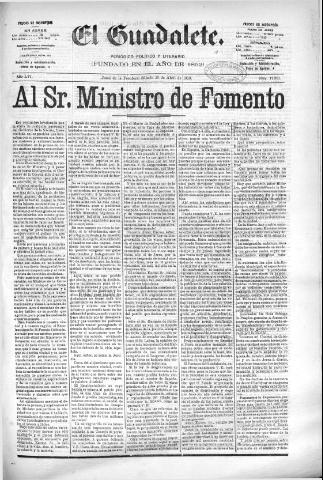 'El Guadalete : periódico literario y de interés general' - Año LVI Número 17391 (23/04/1910)