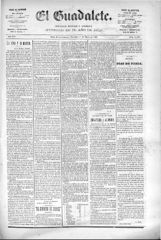 'El Guadalete : periódico literario y de interés general' - Año LVI Número 17399 (01/05/1910)