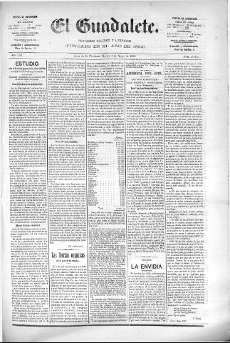 'El Guadalete : periódico literario y de interés general' - Año LVI Número 17401 (03/05/1910)
