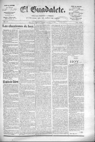 'El Guadalete : periódico literario y de interés general' - Año LVI Número 17406 (08/05/1910)