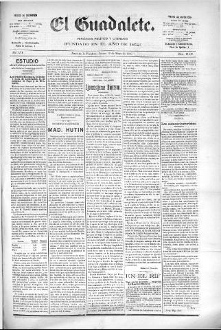'El Guadalete : periódico literario y de interés general' - Año LVI Número 17410 (12/05/1910)
