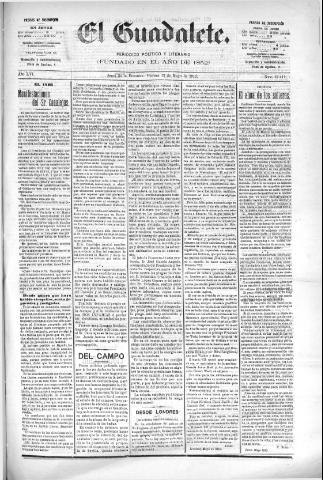 'El Guadalete : periódico literario y de interés general' - Año LVI Número 17411 (13/05/1910)