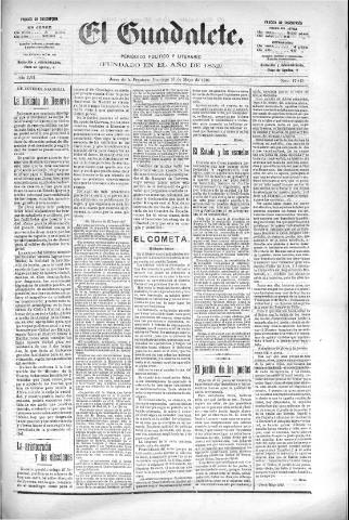 'El Guadalete : periódico literario y de interés general' - Año LVI Número 17413 (15/05/1910)