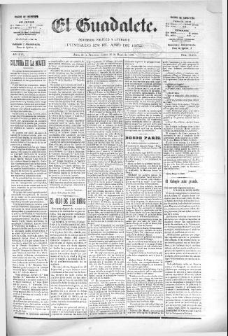 'El Guadalete : periódico literario y de interés general' - Año LVI Número 17414 (16/05/1910)