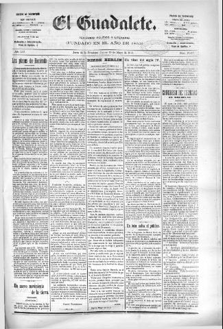 'El Guadalete : periódico literario y de interés general' - Año LVI Número 17417 (19/05/1910)