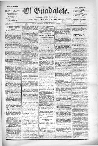 'El Guadalete : periódico literario y de interés general' - Año LVI Número 17420 (22/05/1910)