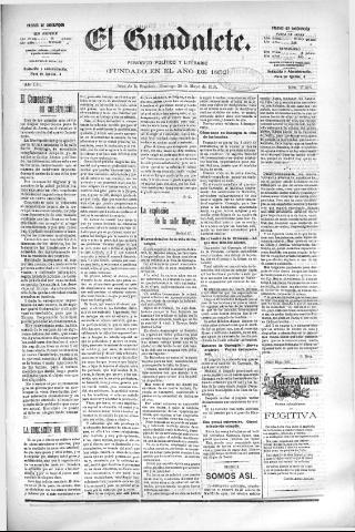 'El Guadalete : periódico literario y de interés general' - Año LVI Número 17426 (29/05/1910)