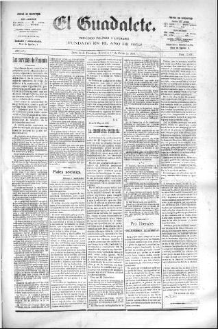 'El Guadalete : periódico literario y de interés general' - Año LVI Número 17429 (01/06/1910)