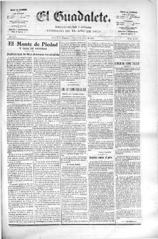 'El Guadalete : periódico literario y de interés general' - Año LVI Número 17430 (02/06/1910)