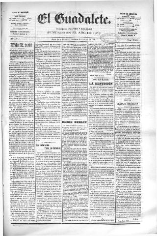 'El Guadalete : periódico literario y de interés general' - Año LVI Número 17433 (05/06/1910)