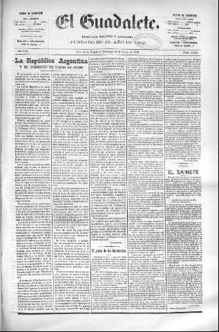 'El Guadalete : periódico literario y de interés general' - Año LVI Número 17440 (12/06/1910)