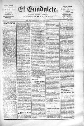 'El Guadalete : periódico literario y de interés general' - Año LVI Número 17444 (16/06/1910)