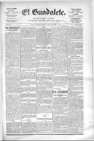 'El Guadalete : periódico literario y de interés general' - Año LVI Número 17446 (18/06/1910)