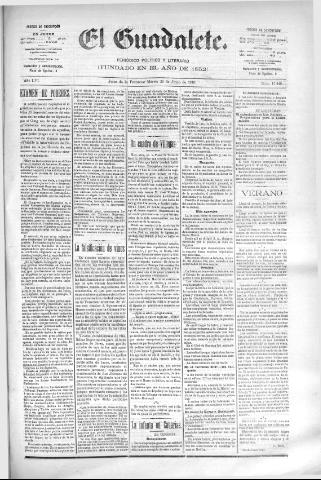 'El Guadalete : periódico literario y de interés general' - Año LVI Número 17449 (21/06/1910)
