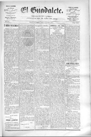 'El Guadalete : periódico literario y de interés general' - Año LVI Número 17462 (04/07/1910)