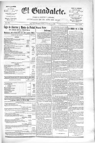 'El Guadalete : periódico literario y de interés general' - Año LVI Número 17470 (12/07/1910)