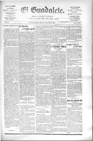 'El Guadalete : periódico literario y de interés general' - Año LVI Número 17471 (13/07/1910)