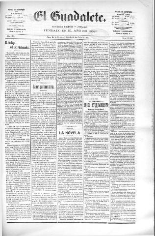 'El Guadalete : periódico literario y de interés general' - Año LVI Número 17474 (16/07/1910)