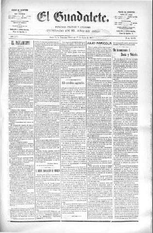 'El Guadalete : periódico literario y de interés general' - Año LVI Número 17475 (17/07/1910)