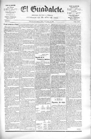 'El Guadalete : periódico literario y de interés general' - Año LVI Número 17476 (18/07/1910)