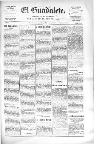 'El Guadalete : periódico literario y de interés general' - Año LVI Número 17477 (19/07/1910)