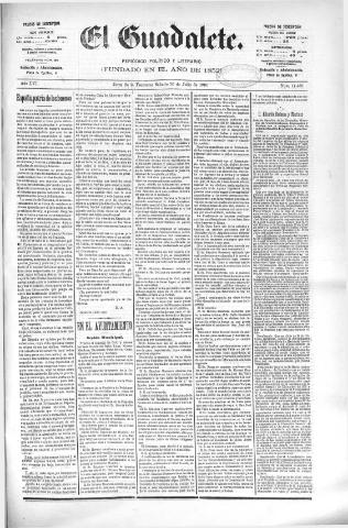 'El Guadalete : periódico literario y de interés general' - Año LVI Número 17488 (30/07/1910)
