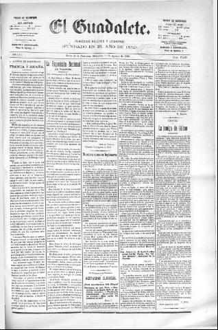 'El Guadalete : periódico literario y de interés general' - Año LVI Número 17499 (10/08/1910)