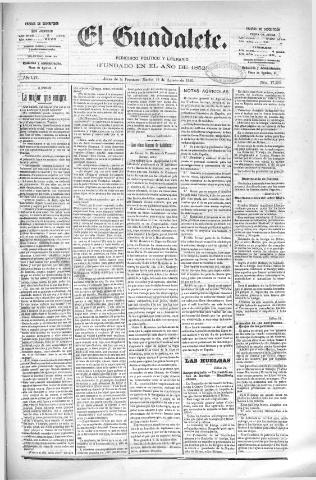 'El Guadalete : periódico literario y de interés general' - Año LVI Número 17505 (16/08/1910)