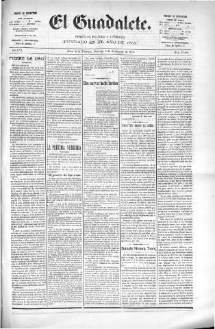 'El Guadalete : periódico literario y de interés general' - Año LVI Número 17524 (04/09/1910)