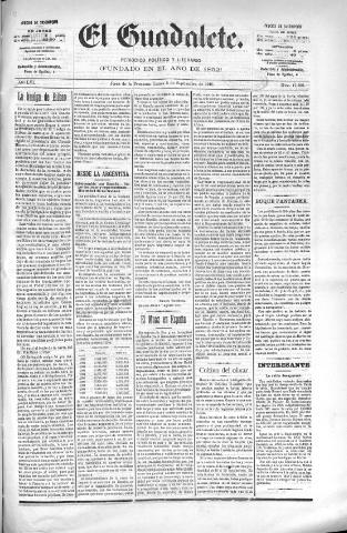'El Guadalete : periódico literario y de interés general' - Año LVI Número 17525 (05/09/1910)