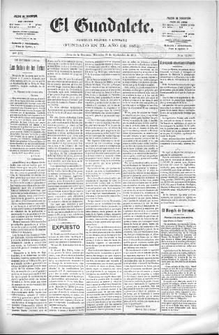 'El Guadalete : periódico literario y de interés general' - Año LVI Número 17541 (21/09/1910)