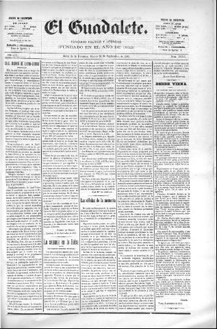 'El Guadalete : periódico literario y de interés general' - Año LVI Número 17547 (27/09/1910)