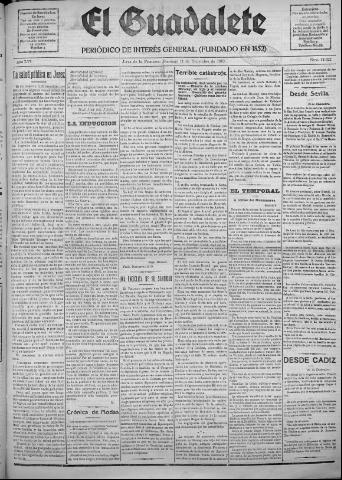 'El Guadalete : periódico literario y de interés general' - Año LVI Número 17622 (11/12/1910)